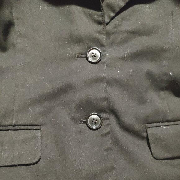 Merona Black Blazer Women's Size 10 (Medium/Large) Good Condition - Picture 3 of 8